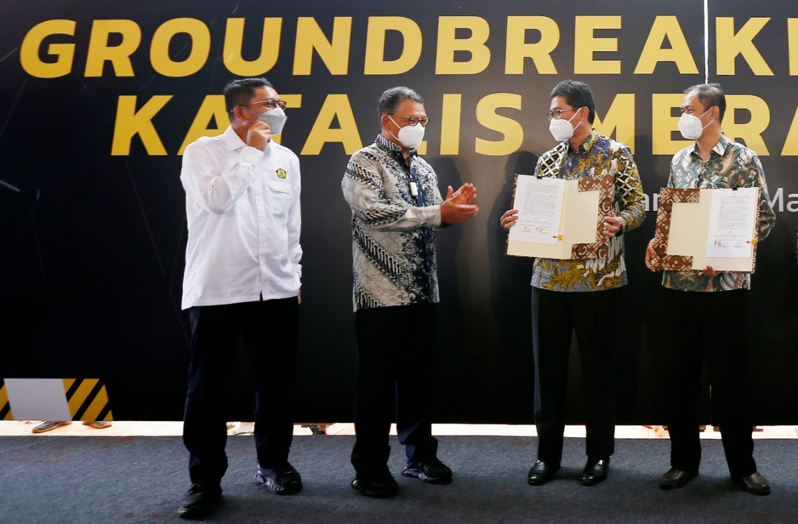 Sinergi BNI, Pertamina, Pupuk Indonesia & ITB, Perkuat Pengembangan Pabrik Katalis