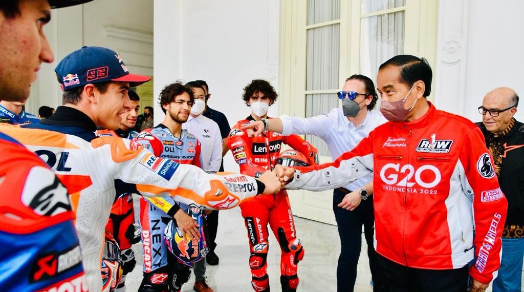 Presiden Jokowi Melepas Parade MotoGp
