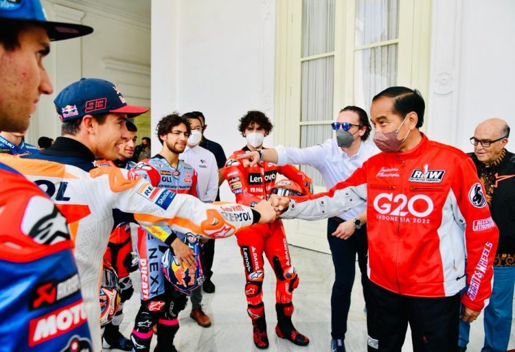 Presiden Jokowi Melepas Parade MotoGp