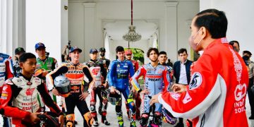 Presiden Jokowi Melepas Parade MotoGp