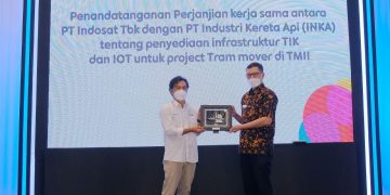 Sambut KTT G20 , Indosat Ooredoo Hutchison Gandeng INKA Kenalkan Solusi Transportasi Publik Berbasis IoT