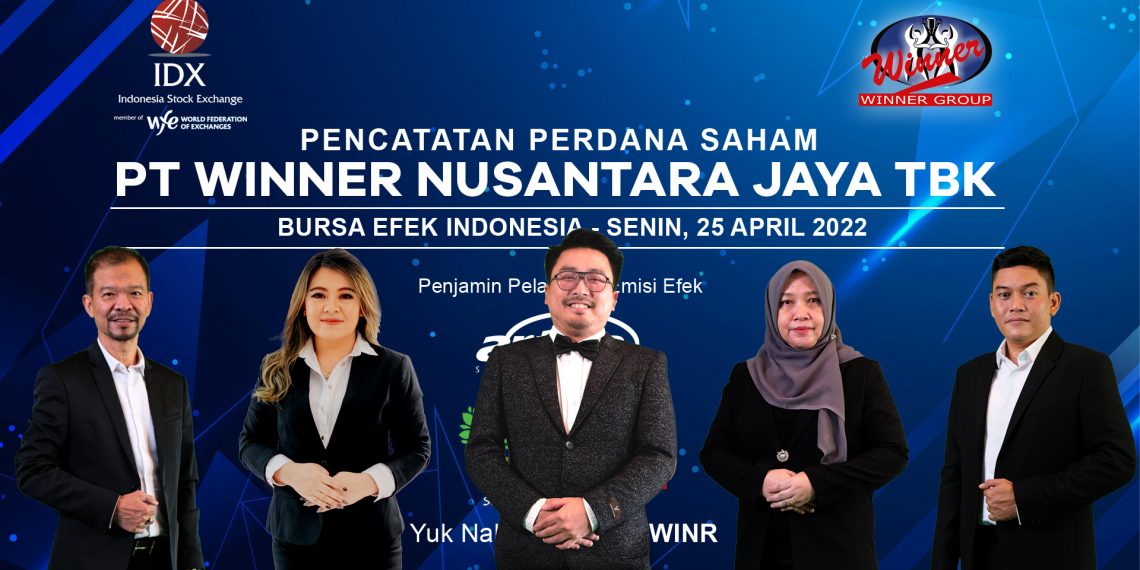 PT Winner Nusantara Jaya Tbk melakukan IPO di masa pemulihanperekonomian Indonesia