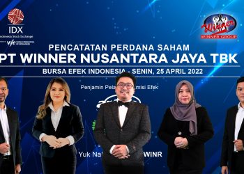 PT Winner Nusantara Jaya Tbk melakukan IPO di masa pemulihanperekonomian Indonesia