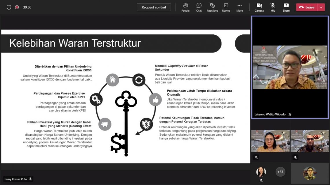 BEI Siap Luncurkan Waran Terstruktur