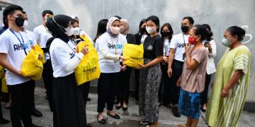 Milenial BTN Bagikan Sembako