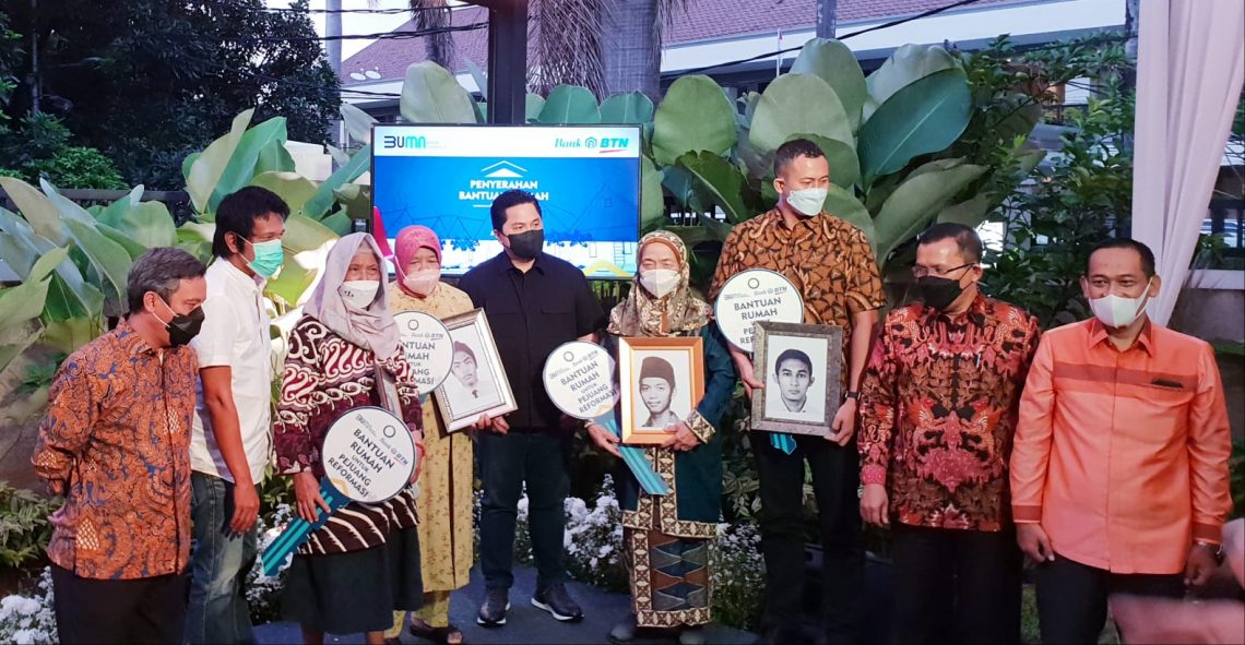 Rumah BTN:Apresiasi Untuk Pejuang Reformasi