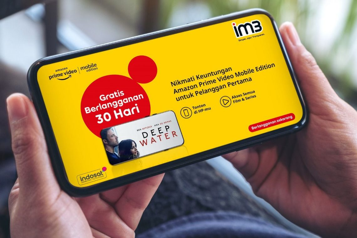 Nikmati Gratis Berlangganan Prime Video Mobile Edition Selama 30 Hari dengan IM3