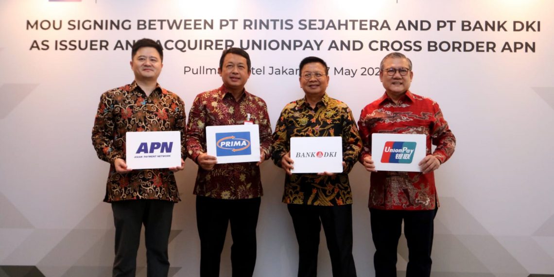 Kerjasama Bank DKI dengan PT Rintis Sejahtera untuk Perluas Jaringan Transaksi