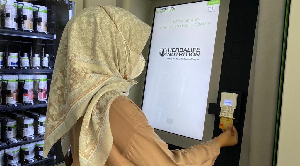 Cashlez Fasilitasi Transaksi Automated Sales Center Herbalife Nutrition