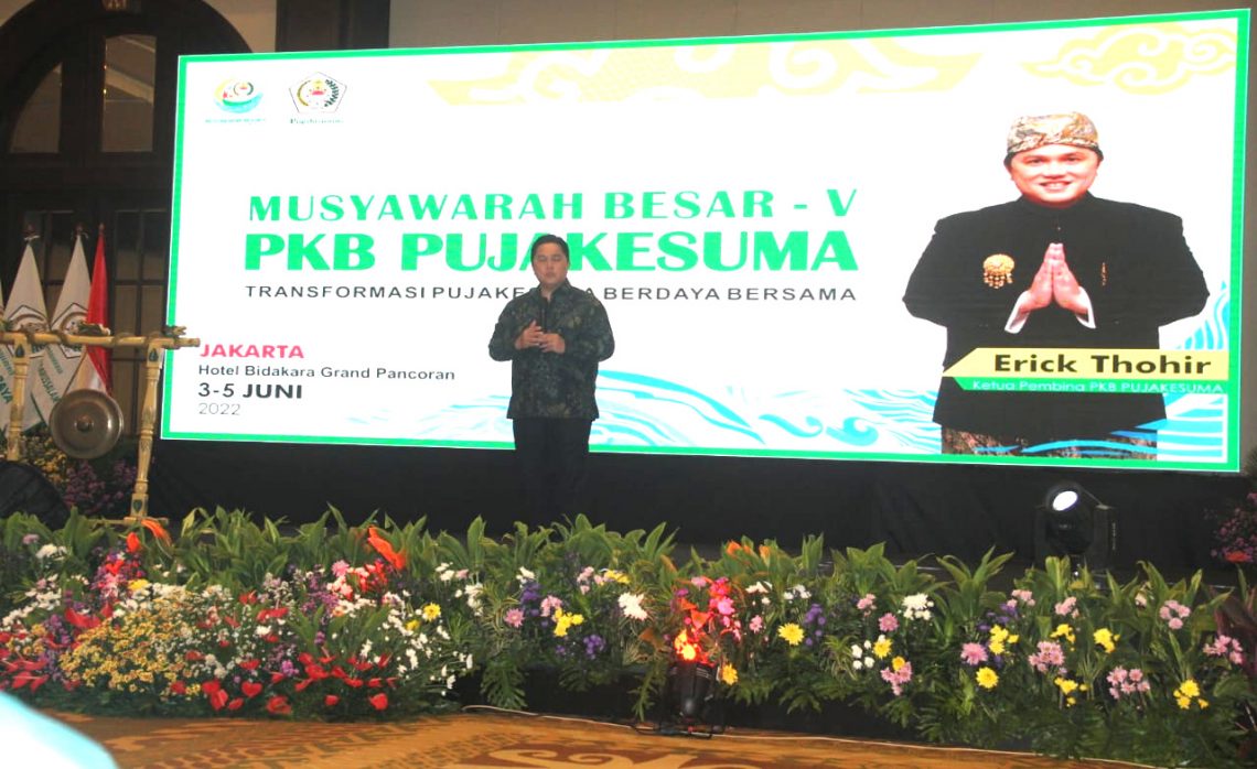 Eric Tohir Diteriaki “Presiden” di Acara PKB