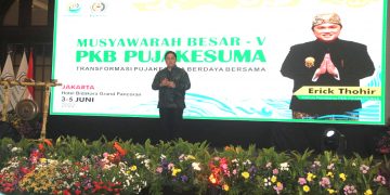 Eric Tohir Diteriaki “Presiden” di Acara PKB