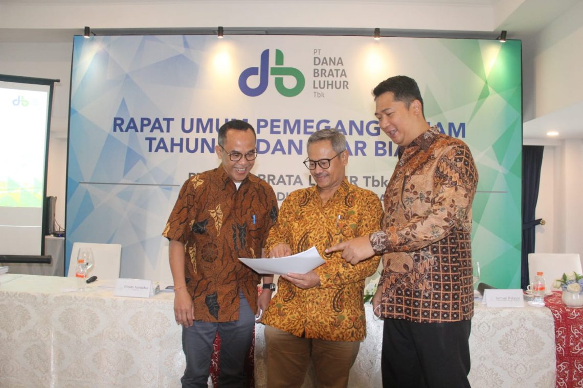 RUPS Dana Brata Luhur Tbk berikan Dividen 38,9 Persen