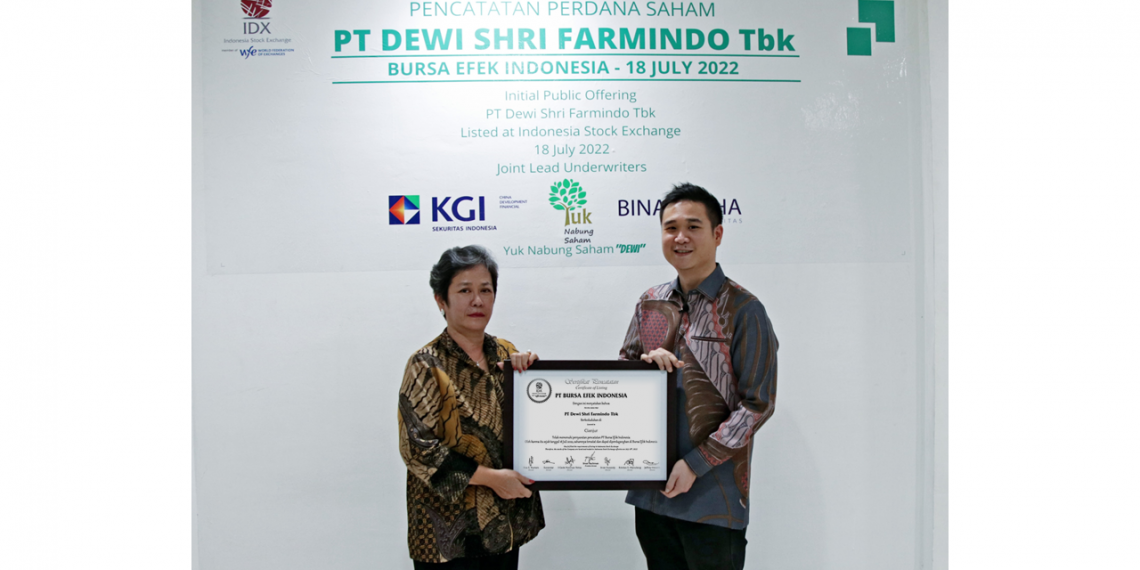 PT DEWI SHRI FARMINDO Tbk DARI BETERNAK SIAP MENAWARKAN SAHAM KEPADA PUBLIK