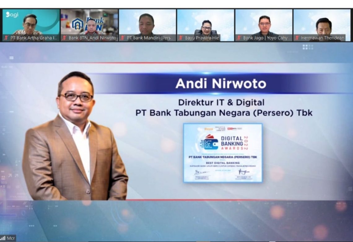 BTN Raih Digital Banking Awards 2022