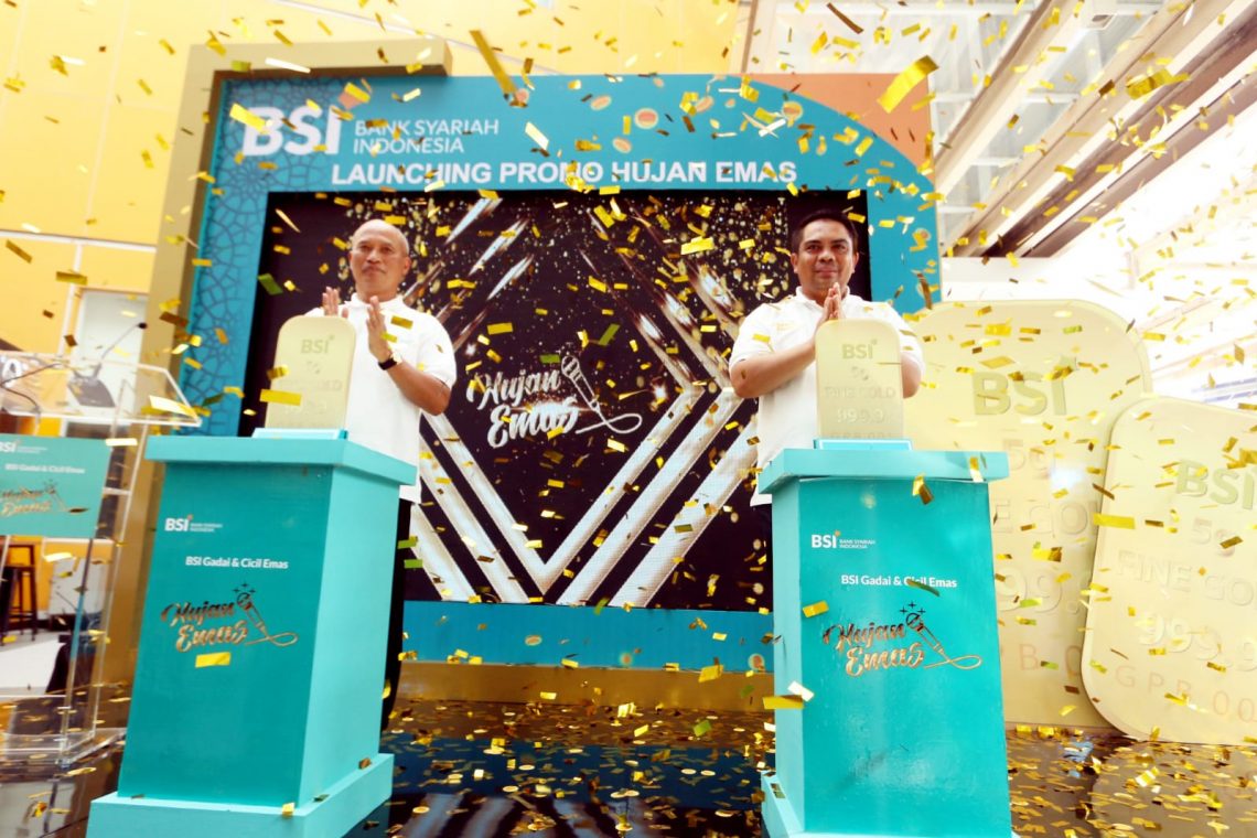 Dorong Investasi Emas di Masyarakat, BSI Lakukan Program Hujan Emas