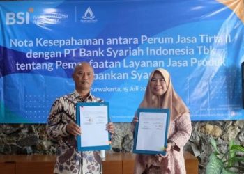 Sinergi dengan Perum Jasa Tirta II, BSI Dorong Layanan Perbankan Syariah