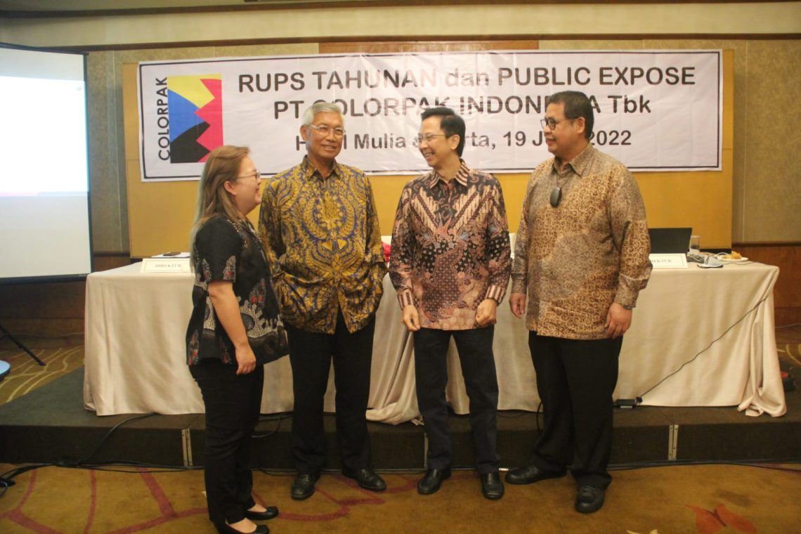 RUPST Colorpak Indonesia Berikan 50% Laba Bersih Untuk Dividen