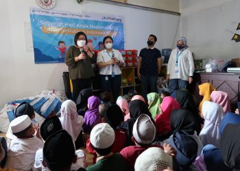 Aksi CSR Bank JTrust Rayakan Hari Anak Nasional