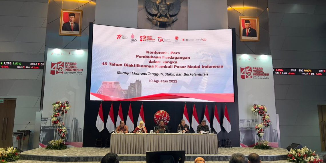 45 Tahun Pasar Modal Indonesia, Menuju Ekonomi Stabil, Tangguh, dan Berkelanjutan