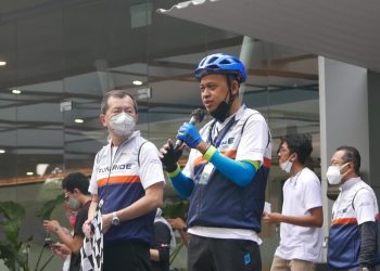 Kegiatan Fun Ride and Walk KemenPUPR-Sinar Mas Land MewarnaiPeringatan Hari Perumahan Nasional 2022