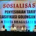 PDAM Tirta Bhagasasi Bekasi Sosialisasikan, Penyesuaian Tarif Reklasifikasi GolonganPelanggan Per September 2022