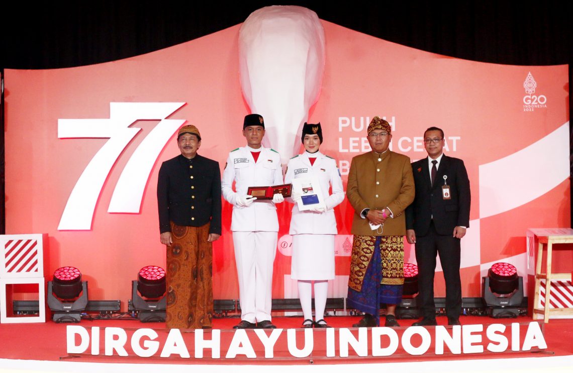 Dorong Semangat Nasionalisme, Bank Mandiri Kembali Apresiasi kepada Tim Paskibraka di HUT RI-77