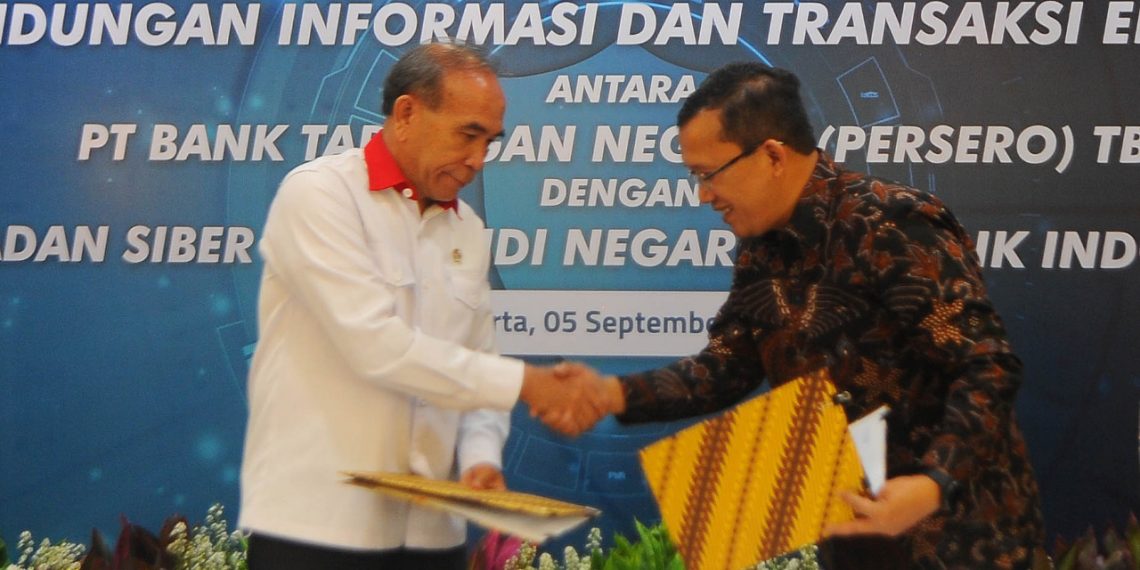 BTN BSSN Maksimalkan Proteksi Transaksi Digital