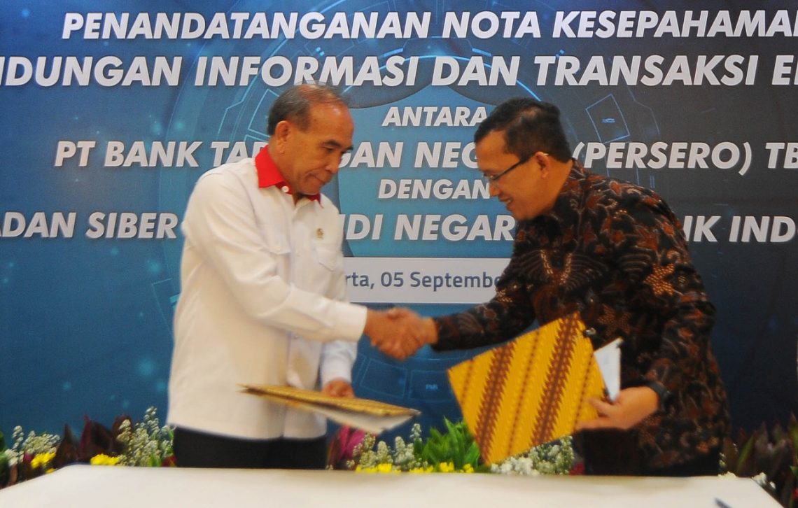 BTN BSSN Maksimalkan Proteksi Transaksi Digital