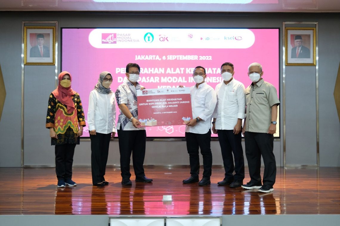 Rp1,4 Miliar Bantuan Pasar Modal Indonesia untuk RSPI Prof. Dr. Sulianti Saroso