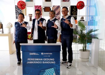 Perkuat Layanan, Jamkrindo Resmikan Gedung Kantor Baru di Bandung