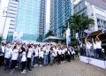 Gerak Jalan Sehat di HUT ke 14 Mandiri Inhealth