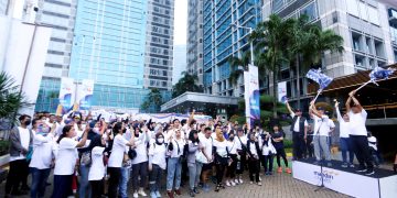 Gerak Jalan Sehat di HUT ke 14 Mandiri Inhealth