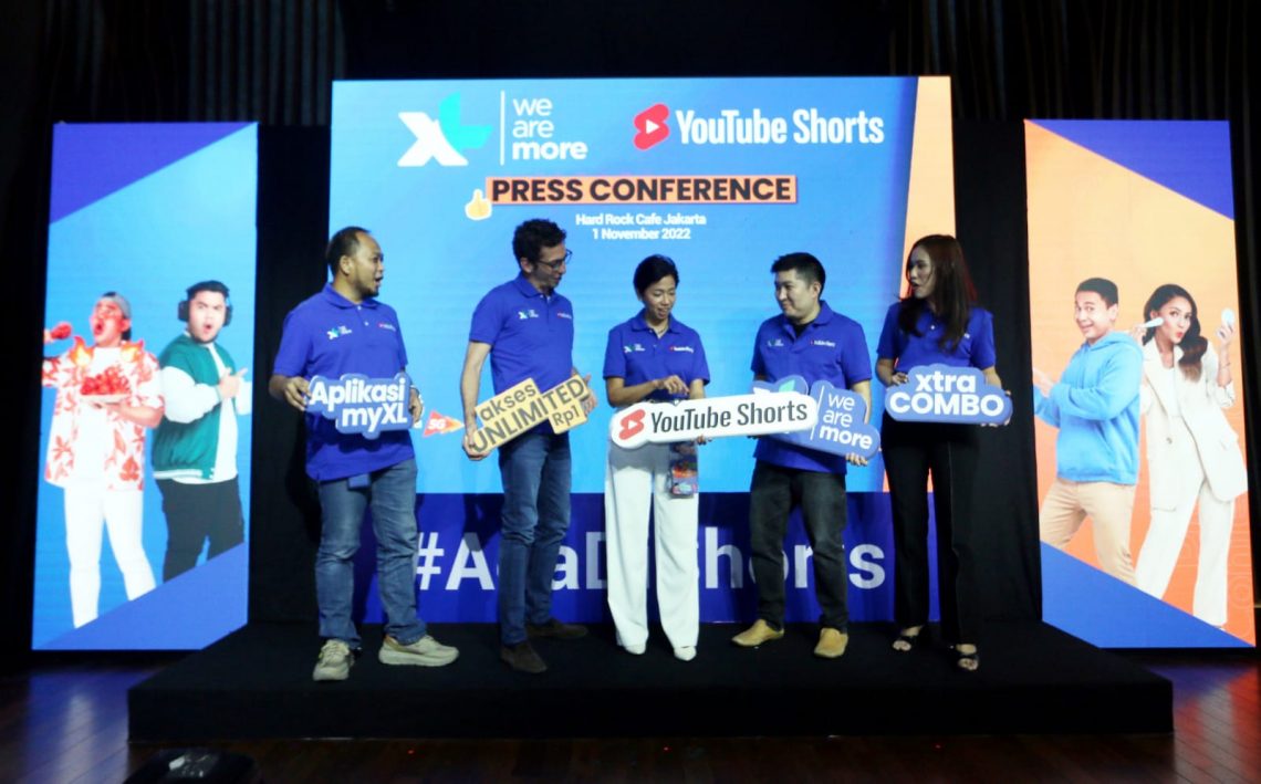 Kolaborasi XL Axiata dan YouTubeHadirkan “Unlimited YouTube Shorts” Hanya Rp 1 dan Beragam Penawaran Spesial Lainnya