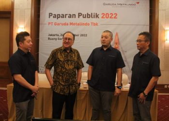 PT Garuda Metalindo Tbk (BOLT) mencatatkan peningkatan penjualan konsolidasi bersih9M22 sebesar 23,28 persen dibandingkan 9M21.