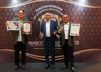 Bank DKI Raih Top 20 Financial Institution Award 2022
