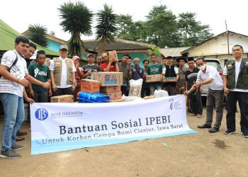 Ikatan Pegawai Bank Indonesia Bantu Korban Gempa Cianjur