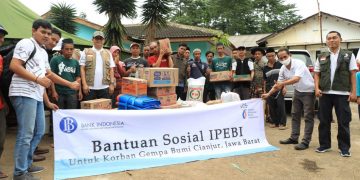 Ikatan Pegawai Bank Indonesia Bantu Korban Gempa Cianjur