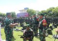 Kasdam XIV/Hasanuddin Tinjau Gelar Riksiapops Satgas Satuan Organik Yonif 721/Mks Di Wilayah Papua