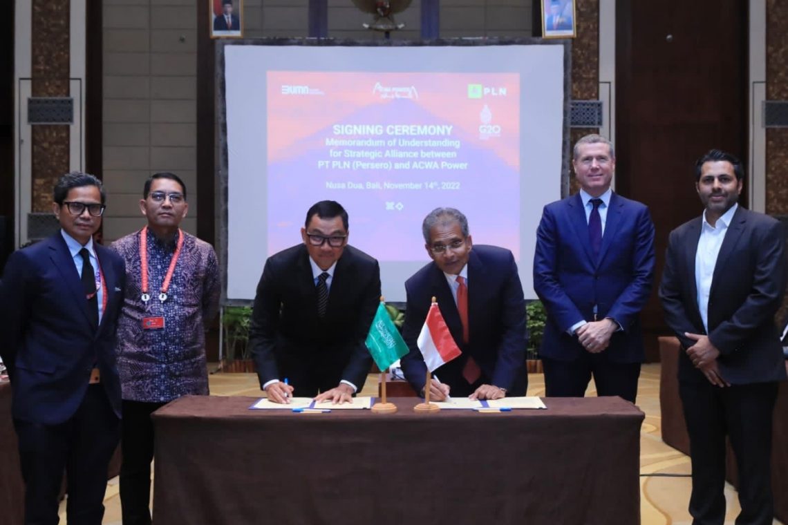 PLN Gandeng ACWA Power Kembangkan Energi Bersih