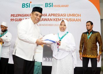 BSI Berangkatkan 120 Orang Guru, Da’i, Relawan dan Tenaga Medis