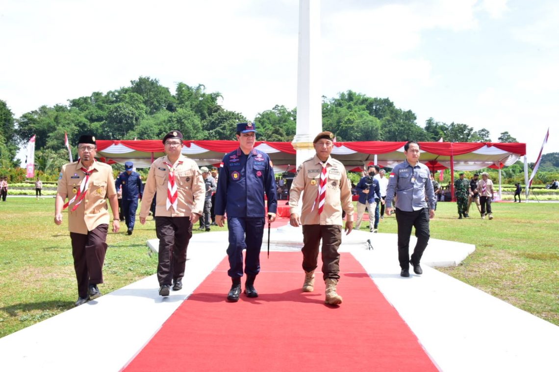Resmikan Warung NKRI Jember, Kepala BNPT Ri Ajak Pramuka Jawa Timur Tingkatkan Ketahanan Anak Muda Terhadap Propaganda Destruktif