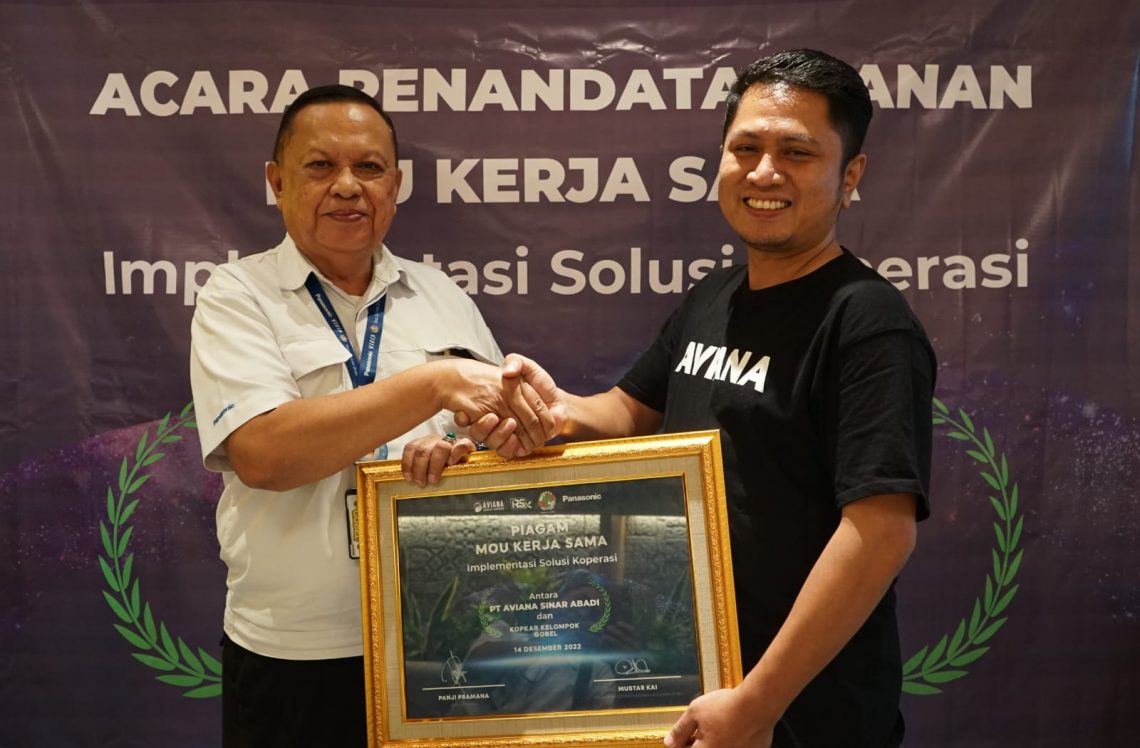 Implementasi Solusi Koperasi, AVIANA Dorong Digitalisasi Koperasi Bersama KopKar Gobel – Panasonic