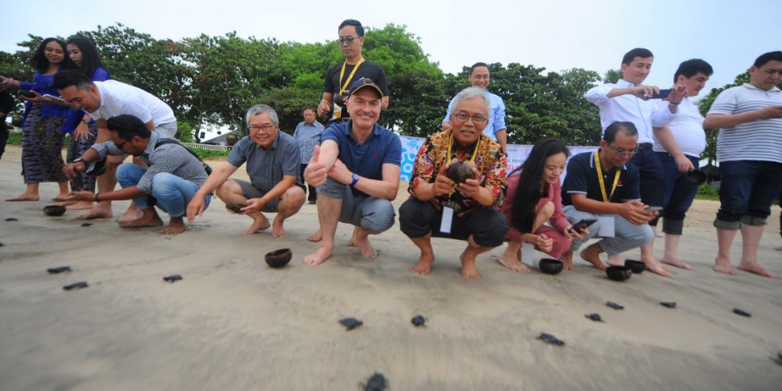 BTN Ajak Bank Tabungan Se-Asia Pasific Lepas Tukik di Bali