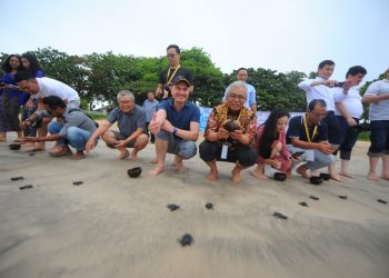 BTN Ajak Bank Tabungan Se-Asia Pasific Lepas Tukik di Bali