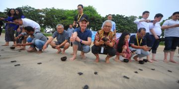 BTN Ajak Bank Tabungan Se-Asia Pasific Lepas Tukik di Bali