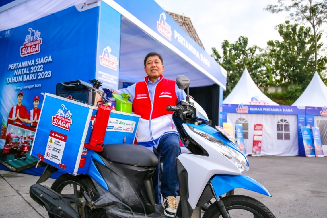 Jelang Nataru, Dirut Pertamina Patra Niaga Tinjau Layanan di Tol Trans-Jawa