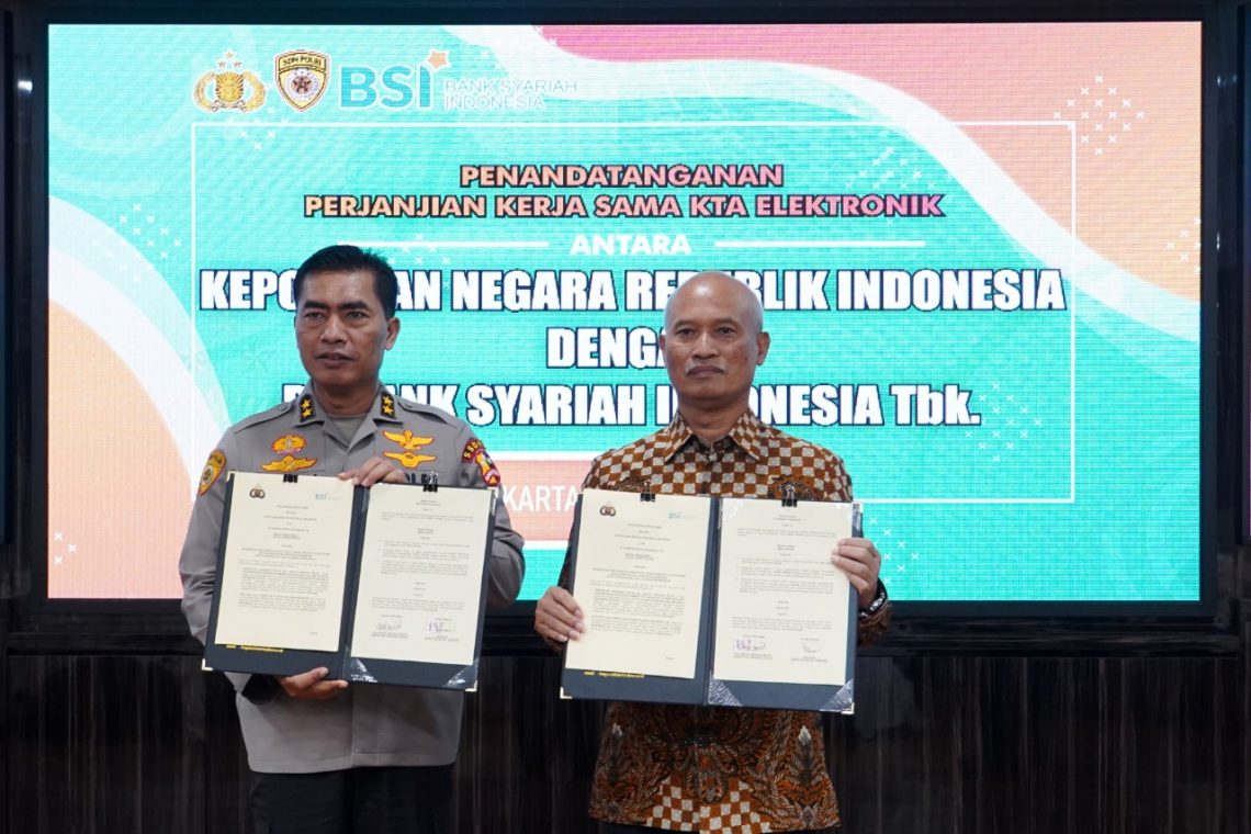 BSI bersinergi dengan Polri Terbitkan KTA Elektronik Untuk Personil Polri di Seluruh Indonesia