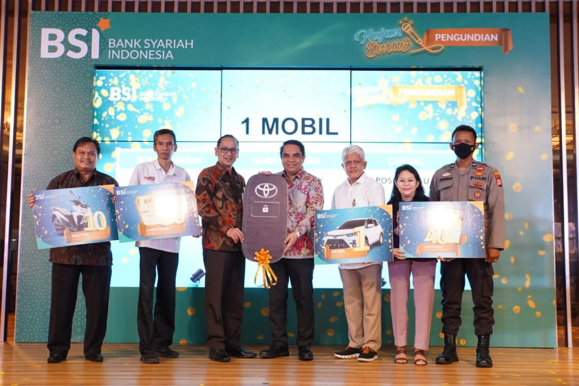Apresiasi Nasabah Gadai Emas dan Cicil Emas, BSI Berikan Hadiah Program Hujan Emas