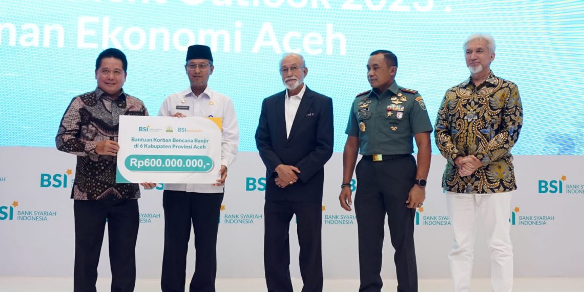 BSI Berikan Bantuan Rp600 Juta Untuk Korban Banjir 6 Kabupaten di Provinsi Aceh