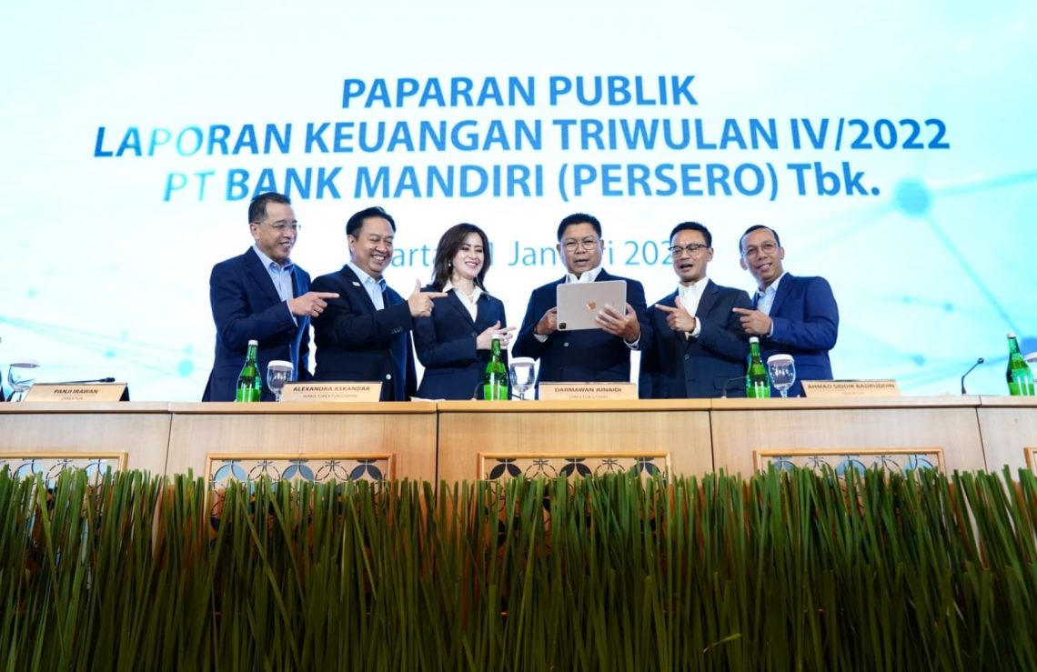 Cicip Buah Digitalisasi ! Bank Mandiri Torehkan Kinerja Cemerlang di 2022